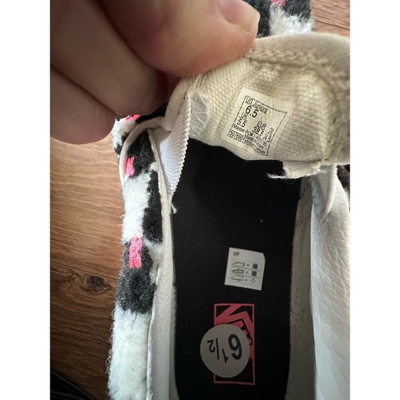 Vans Classic Sherpa Slip-on Checkerboard Pink Flower size 6.5 - Picture 2 of 5
